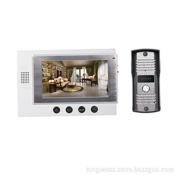 7-inch wired color video door phone for villa